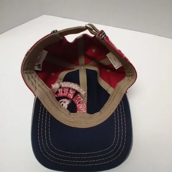 Disney Parks Disneyland baseball cap red navy distressed look - Picture 5 of 11